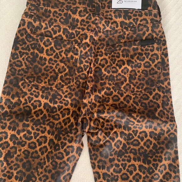 7 for all mankind coated cheetah - Picture 5 of 7